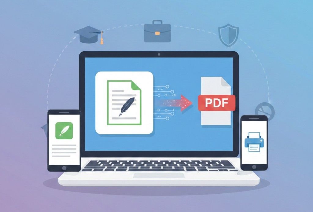 Convert Pages to PDF