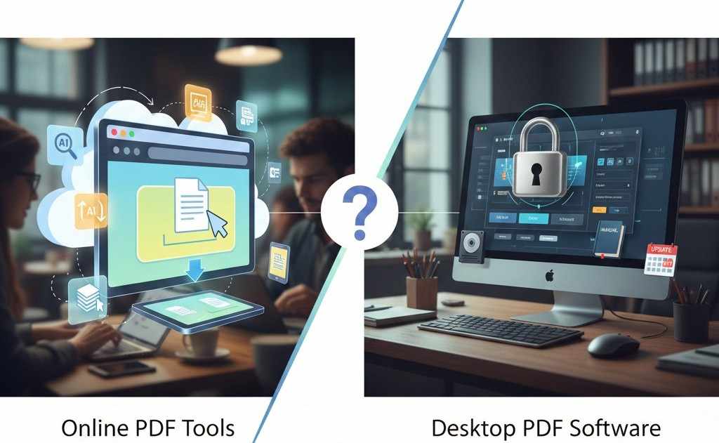Online vs Desktop PDF Tools