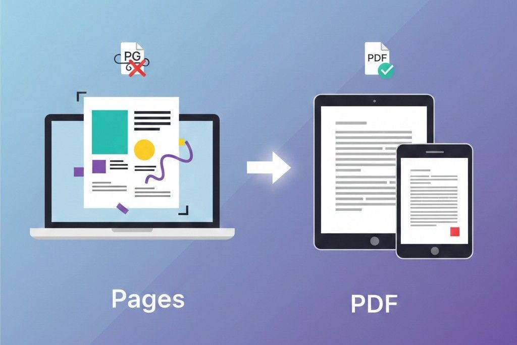Pages to PDF Problems