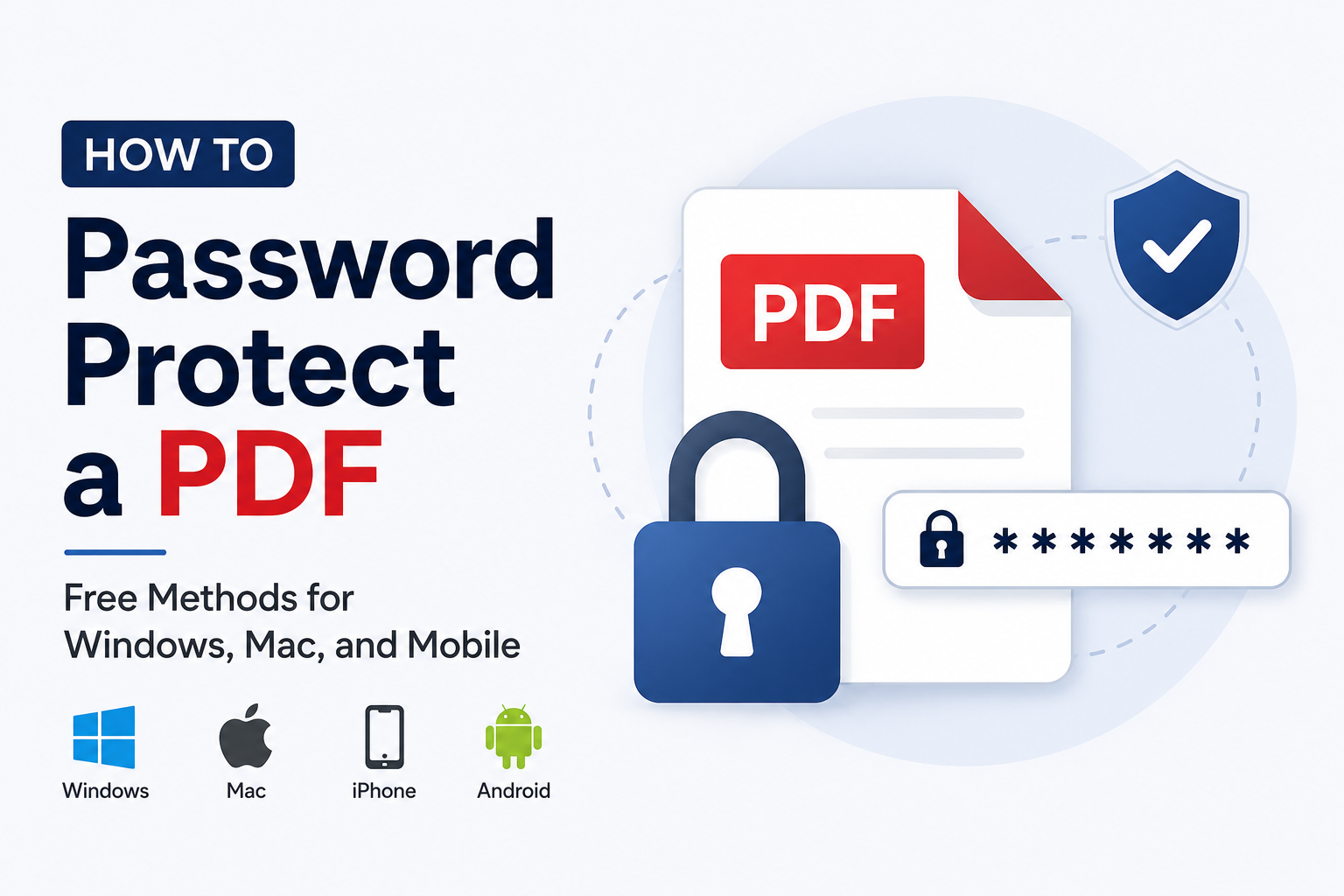 Password Protect a PDF on Any Device