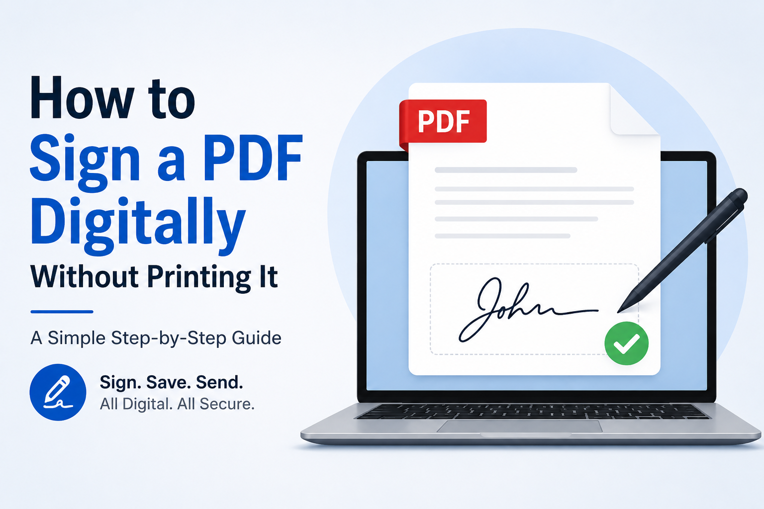 Sign a PDF Digitally Without Printing